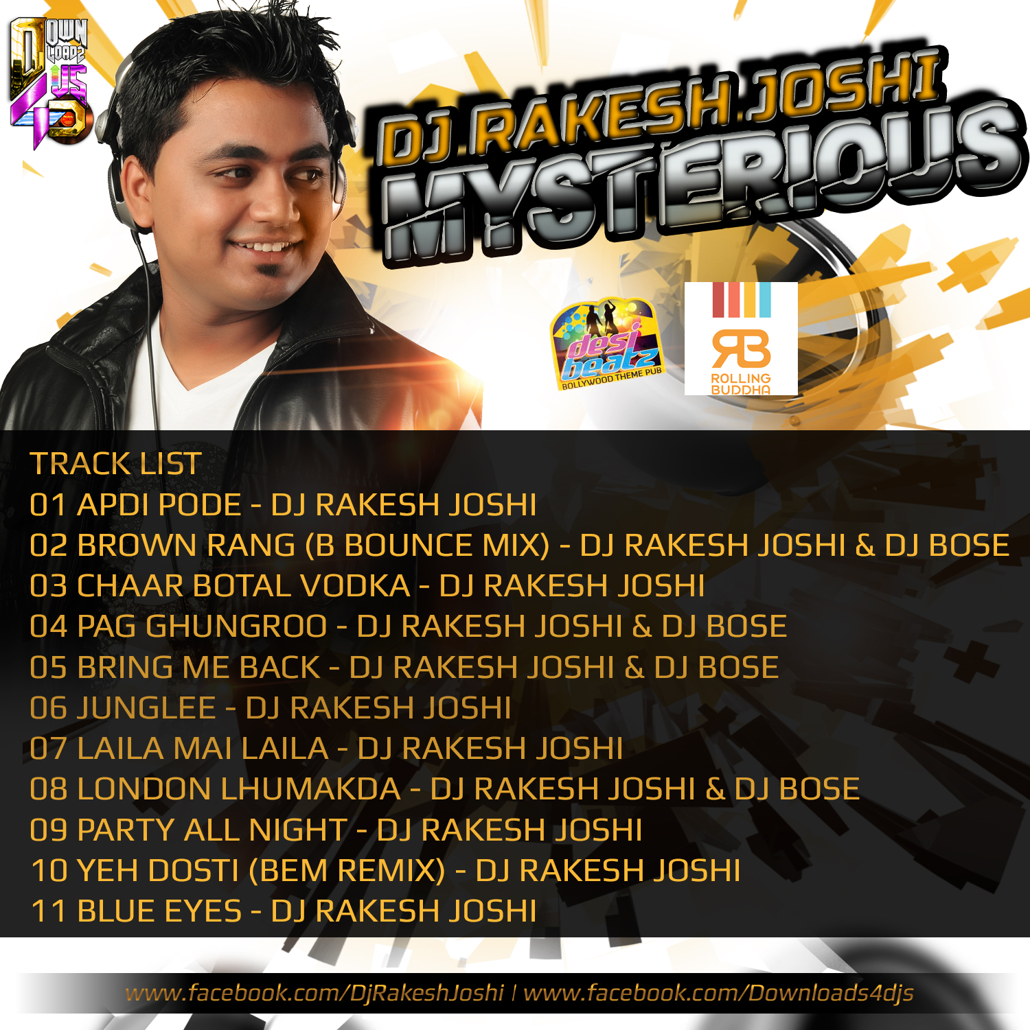 DJ RAKESH JOSHI MYSTERIOUS VOL.1 Downloads4Djs