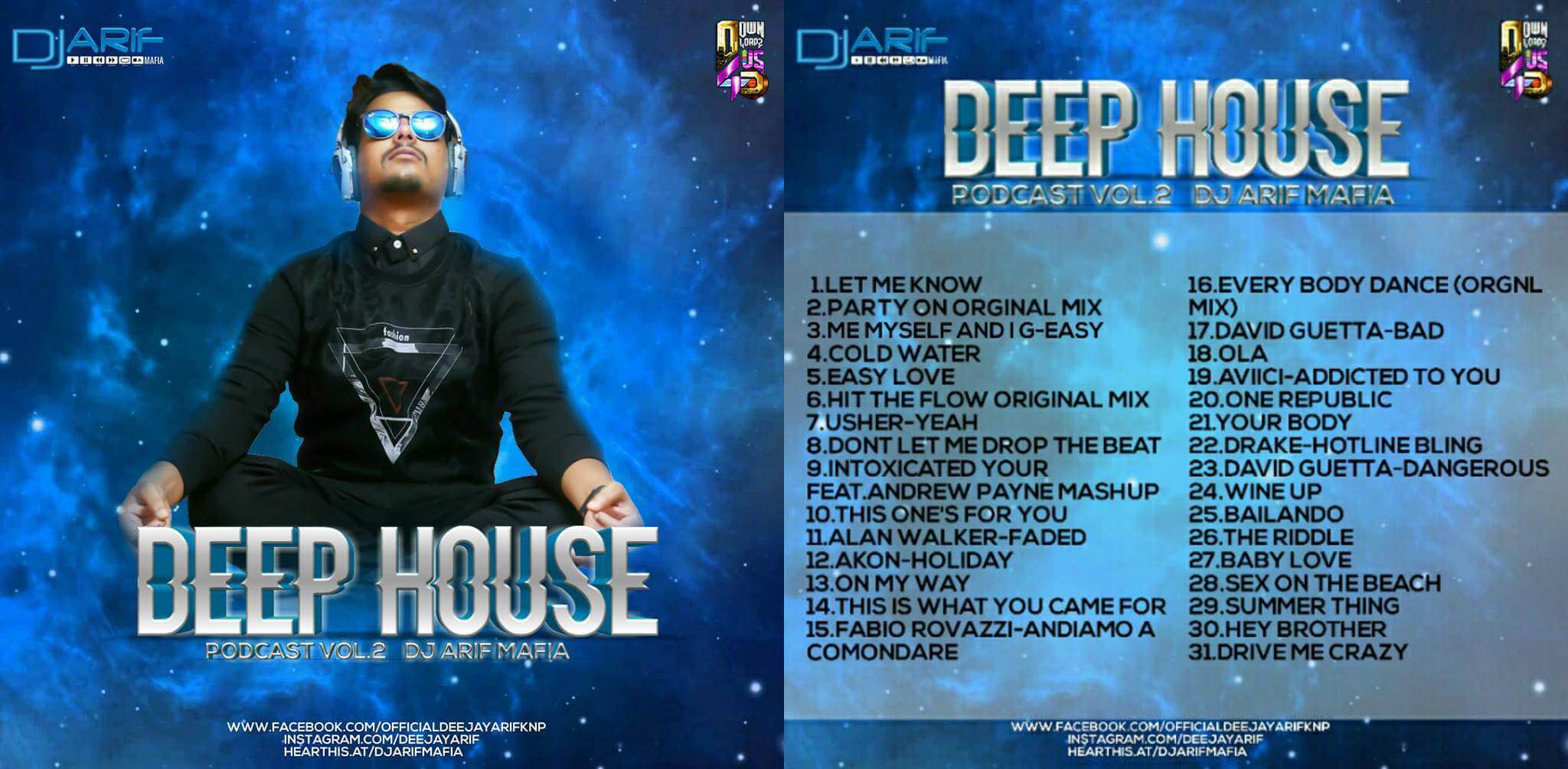 Dj Arif Mafia – Deep House Podcast – 2016 | Downloads4Djs